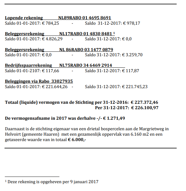 Jaarrekening 2017 – pagina 2